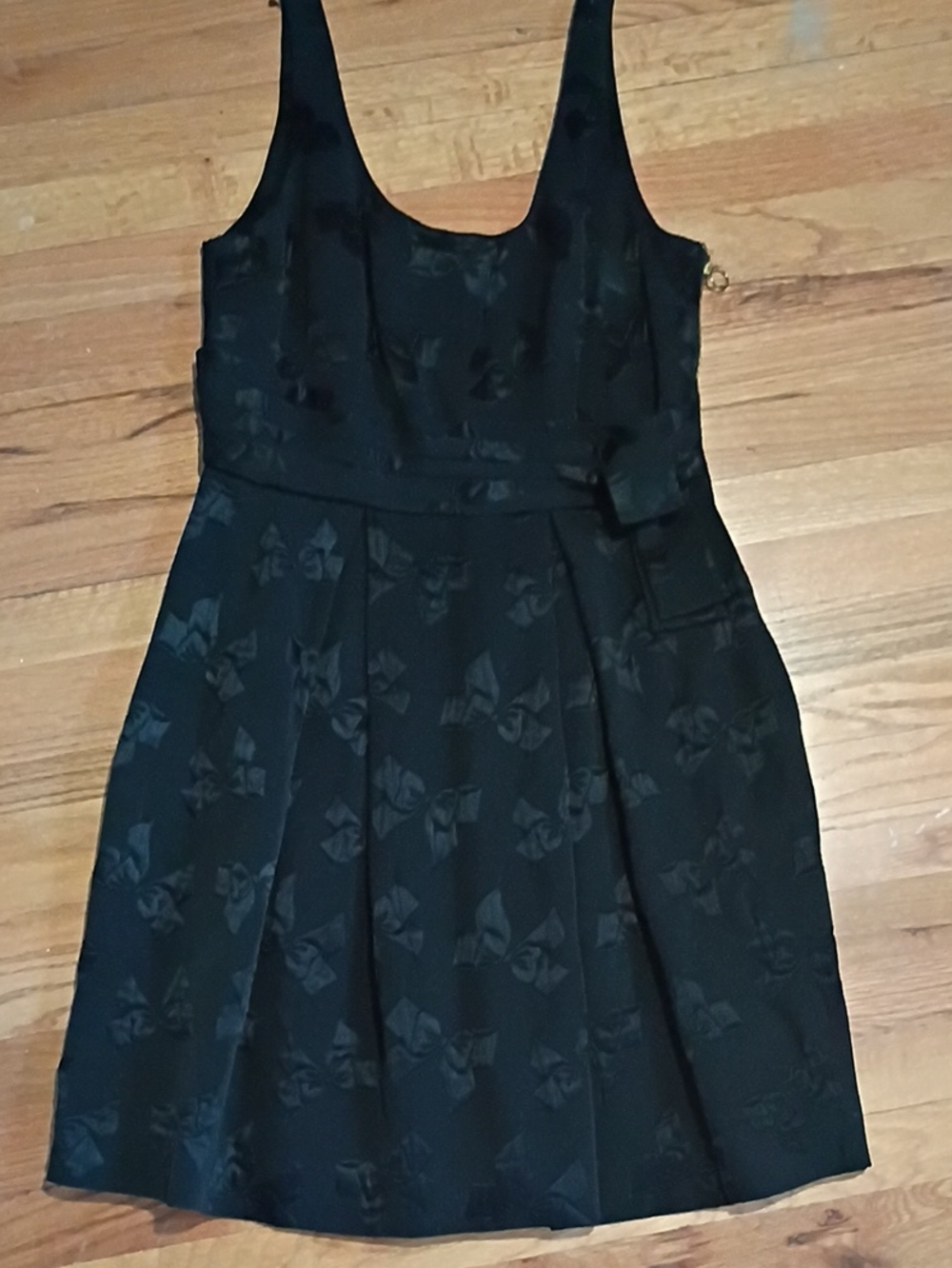 Kate Spade Cassic Black Bow-Detail Dress Size 10